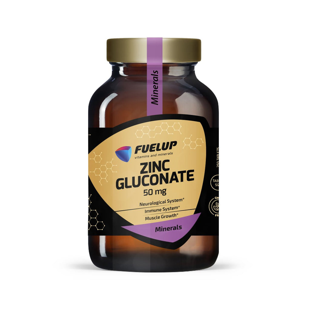 Cinko gliukonatas 50 mg imunitetui, odai ir energijai
