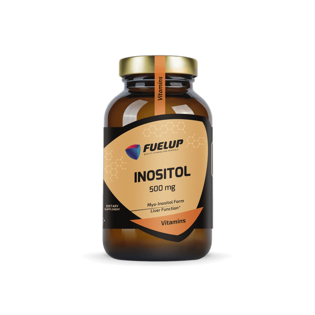 Inozitolis 500 mg hormonų pusiausvyrai, nervų sistemai ir kepenims (90 kapsulių)