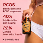 Inozitolis 500 mg hormonų pusiausvyrai, nervų sistemai ir kepenims (90 kapsulių)